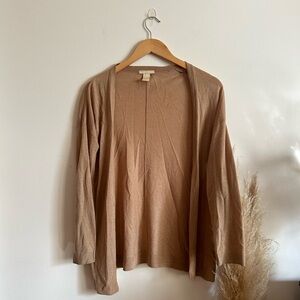 H&M Women's Tan Lightweight Cardigan
